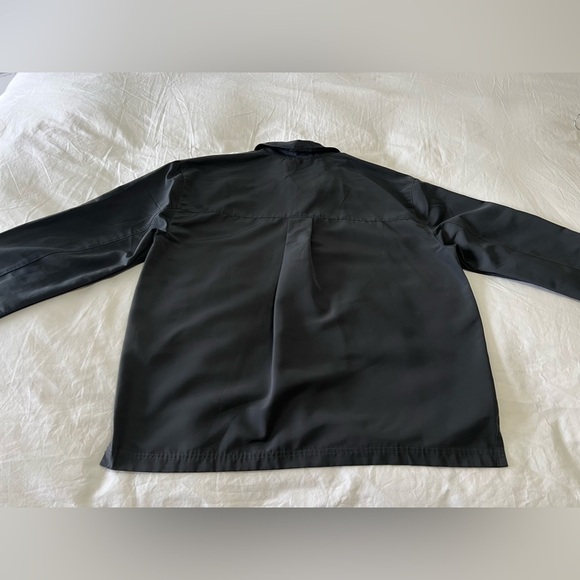 Fabletics | Mens SZ Large | The Outpost Jacket Black/Gray Snap Front Shacket - Picture 9 of 11